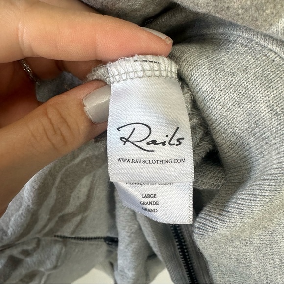 Rails Marlo Flocked Zebra Sweatshirt - Picture 7 of 9